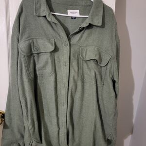 American Eagle Olive Green Shirt